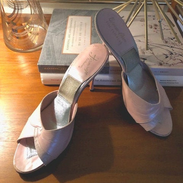 Size 7 1950s Party/Dance Shoes. RARE Spring-o-lators