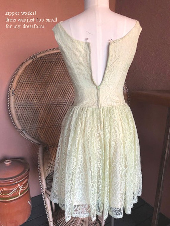 1950's Lace Party Dress - image 4