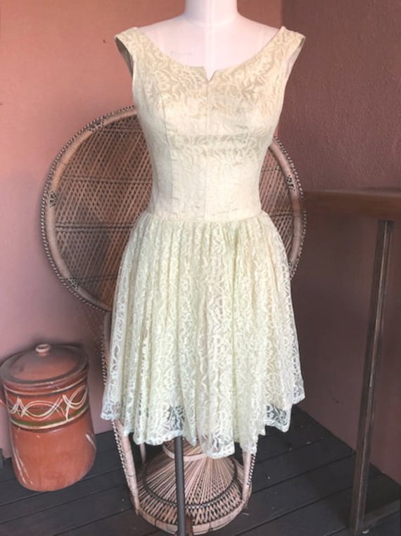 1950's Lace Party Dress