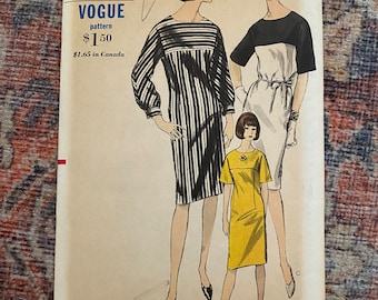 1960s vintage Vogue Dress pattern