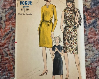 1960s vintage Vogue Dress pattern