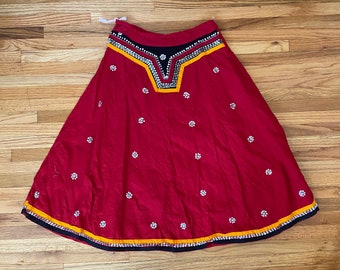 Vintage Handmade Beaded skirt