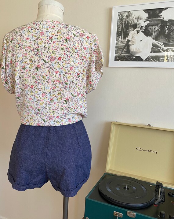 1990s flowy floral top - image 2