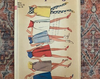 1960 vintage Simplicity Skirt pattern