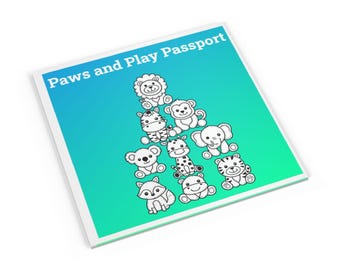 Adventure Buddy Travel Log Softcover Book | 8x8 Kids Travel Journal with Blank Pages