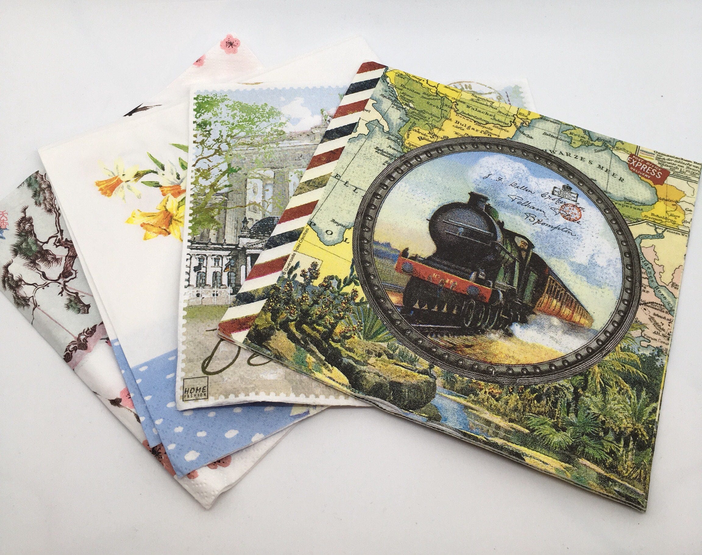 Decoupage starter kit learn to decoupage adult craft kit Etsy