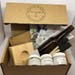 Decoupage starter kit - learn to decoupage - adult craft kit - napkin - decoupage for beginners - craft set - how to Decoupage - instruction