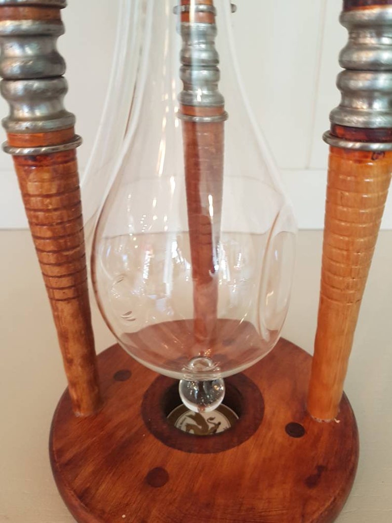 Unique Goethe Barometer in a Reclaimed Bobbin Case Used to Etsy