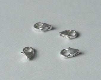 Sterling Silver Lobster Clasp, Lobster Claw, You pick quantity, 6.1x10.2mm, Fast Shipping from USA