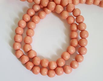 Cuentas de madera de 10 mm, cuentas redondas de madera, cuentas ligeras, envío rápido desde EE. UU.