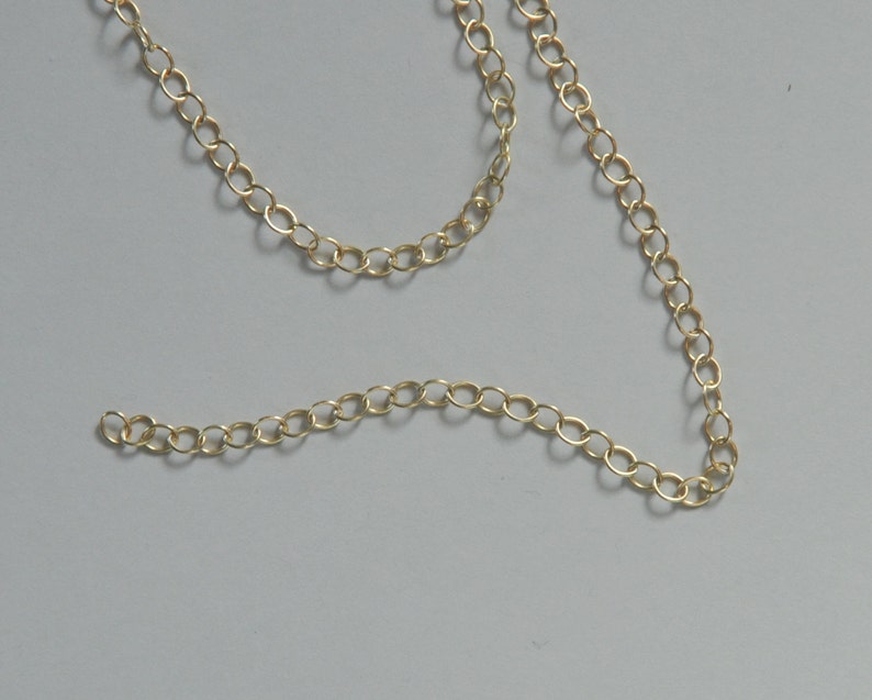 Gold Filled Chain Jewelry Chain by the Foot Footage Chain Etsy