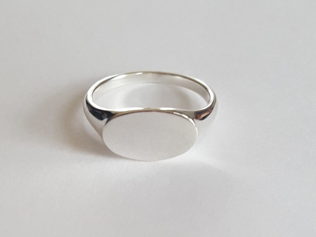 Sterling Silver Signet Ring, Size 6, 7, and 8, Signet Ring, Birthday ...