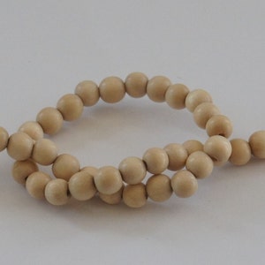 Bulk order, Natural Wood Beads, Round Wood Beads, 8mm, Lightweight Beads, Fast Shipping from USA