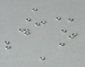 Sterling Silver Jump Ring, Open Jump Rings, You pick quantity, 3mm, 22 gauge, small jump rings, Fast Shipping from USA