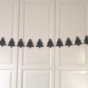 Small fir garland, Christmas trees, fir trees, Christmas tree, Christmas garland, cozy Christmas