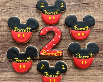 Mickey Mouse cookies/Birthday cookies