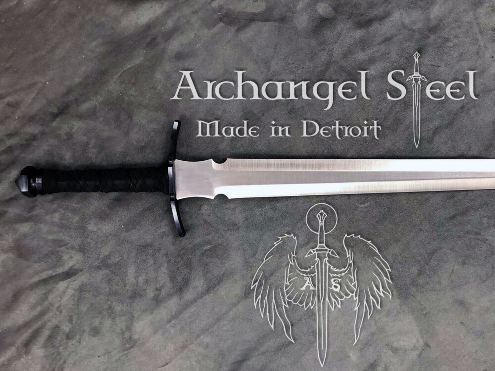 Bastard Sword Round Hilt Etsy