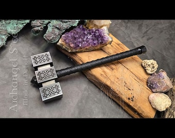 Dwarven War Hammer - Designed & Handcrafted in Detroit, MI by