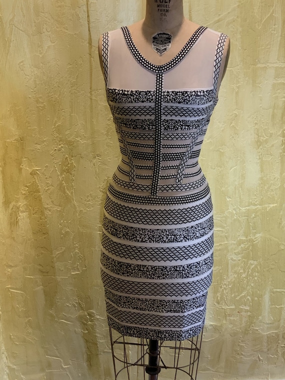 Herve Leger Bandage Dress Size L - image 1