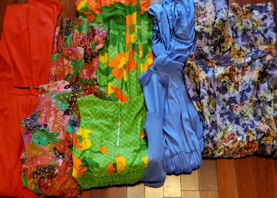 CLEARANCE SALE - Lot of 5 Vintage Maxi Dresses US… - image 6