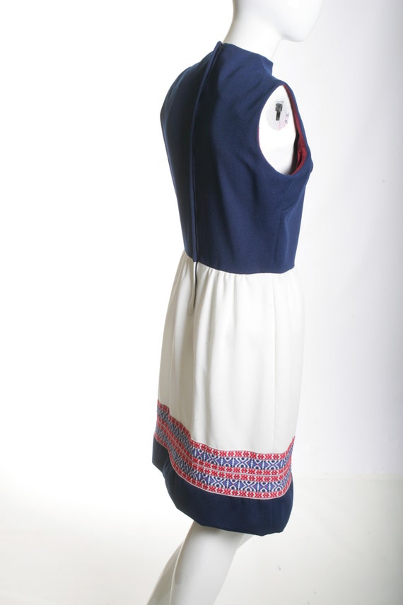 Mod Vintage Double Knit Mini Dress - image 3