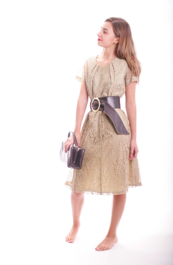 Vintage Lace Day Dress