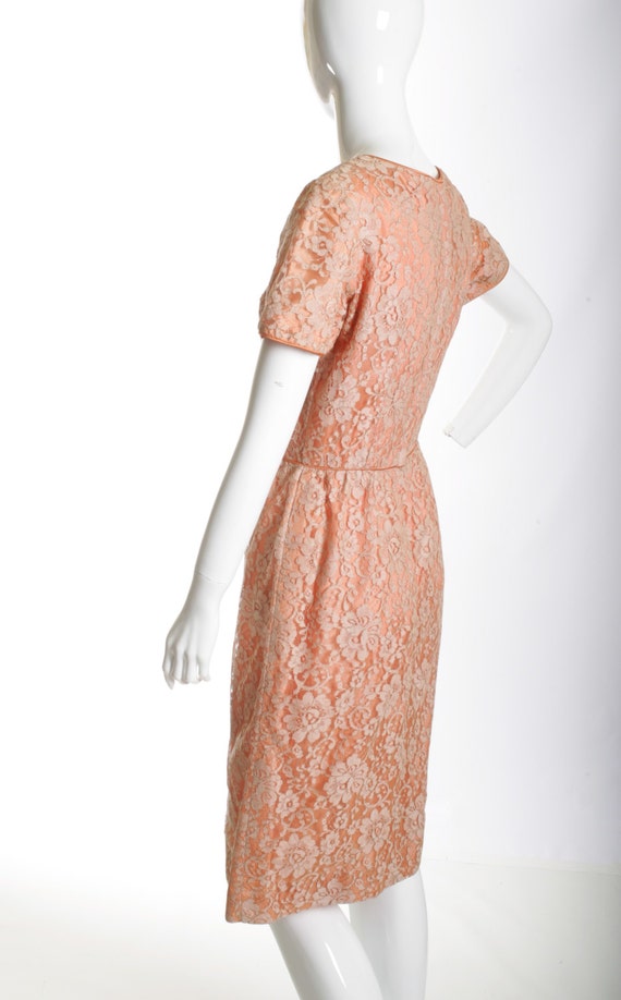 Vintage Wiggle Lace Dress - image 5