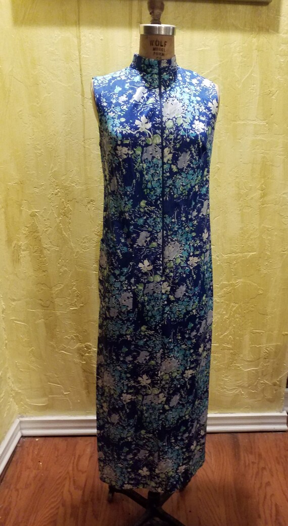 floral maxi house dress Gem