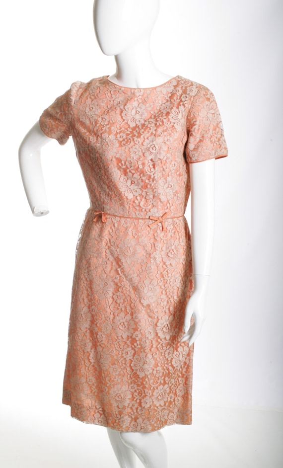 Vintage Wiggle Lace Dress - image 2