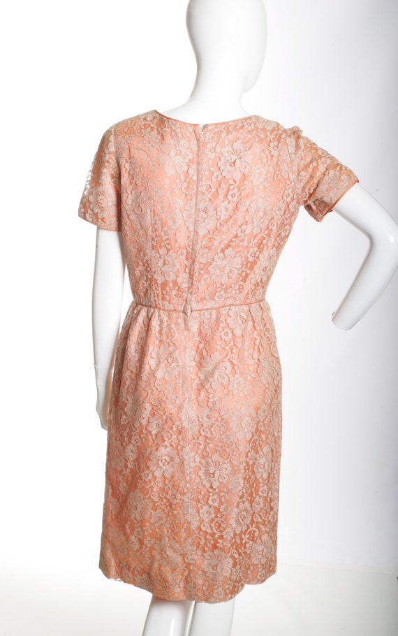 Vintage Wiggle Lace Dress - image 4