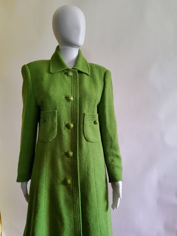 Vintage Light Wool Tweed Coat