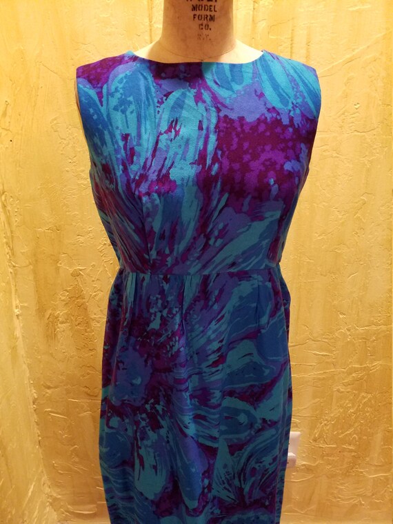 Vintage Cotton Hawaiian Maxi Dress