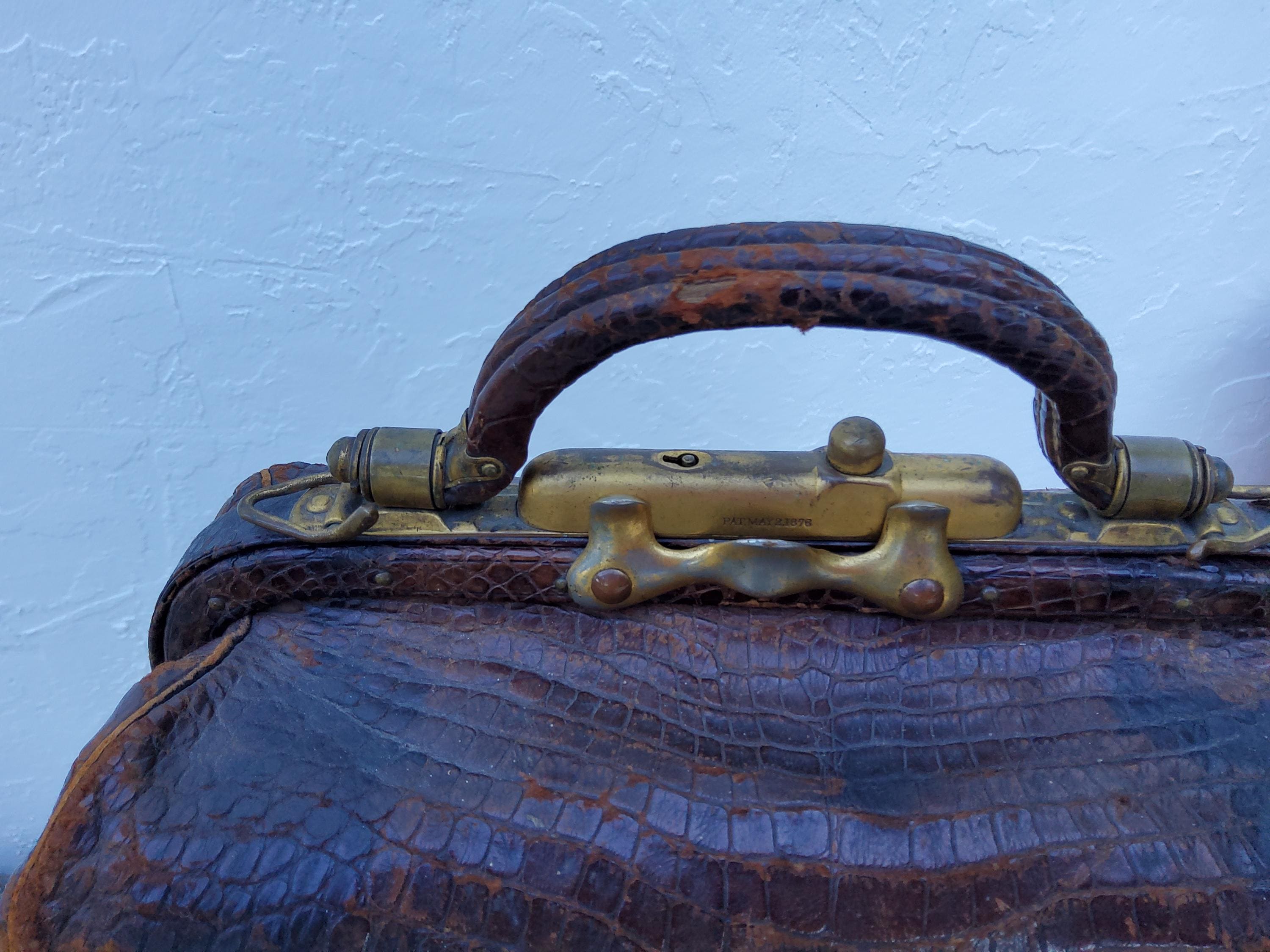 Vintage Doctor Bag Alligator - Etsy