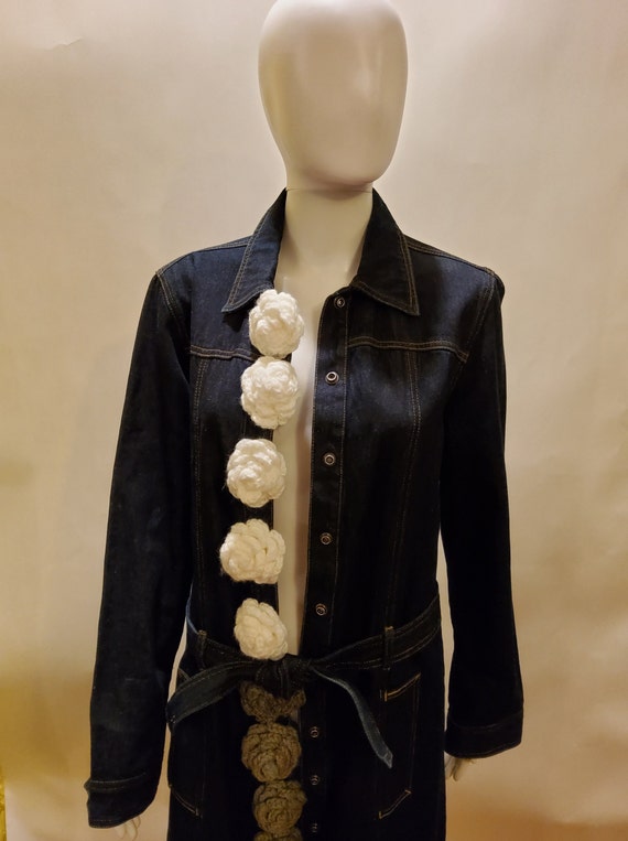 Vintage denim best sale duster