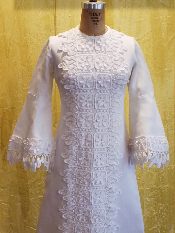 etsy bohemian white dress