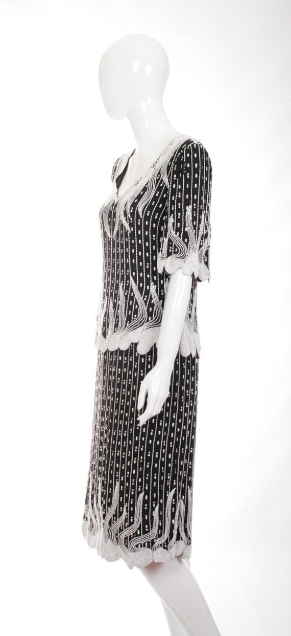 CLEARANCE SALE Neiman Marcus Beaded Sequin Skirt … - image 5