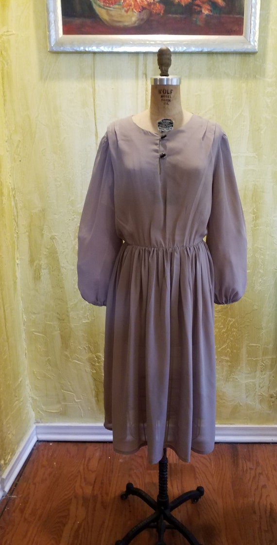 Retro 70s Midi Dress