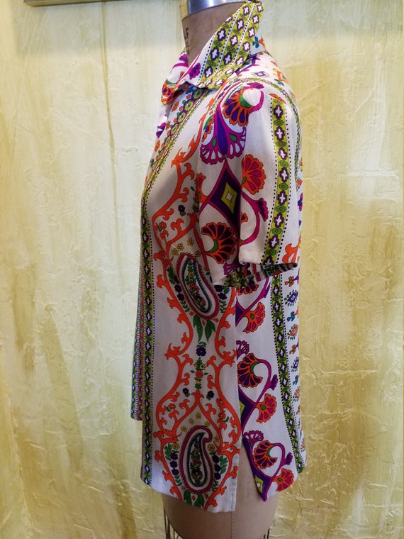 Alex Coleman Psychedelic Blouse - image 5