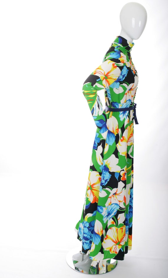 Vintage 70S Floral Maxi Dress - image 2