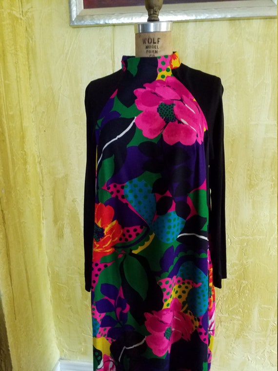 Vintage Floral Maxi Dress