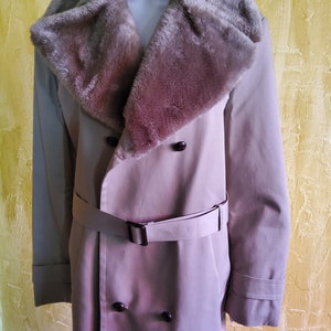 Classic Khaki Trench Coat like New