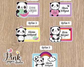 Panda Labels Etsy Panda Labels Etsy