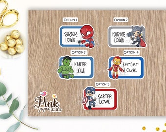 Super Hero Label Etsy Super Hero Label Etsy