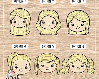 Create your own Avatar • Labels for school • School labels • Stickers for girls • This belong to stickers • Personalized Sticker • Set of 12