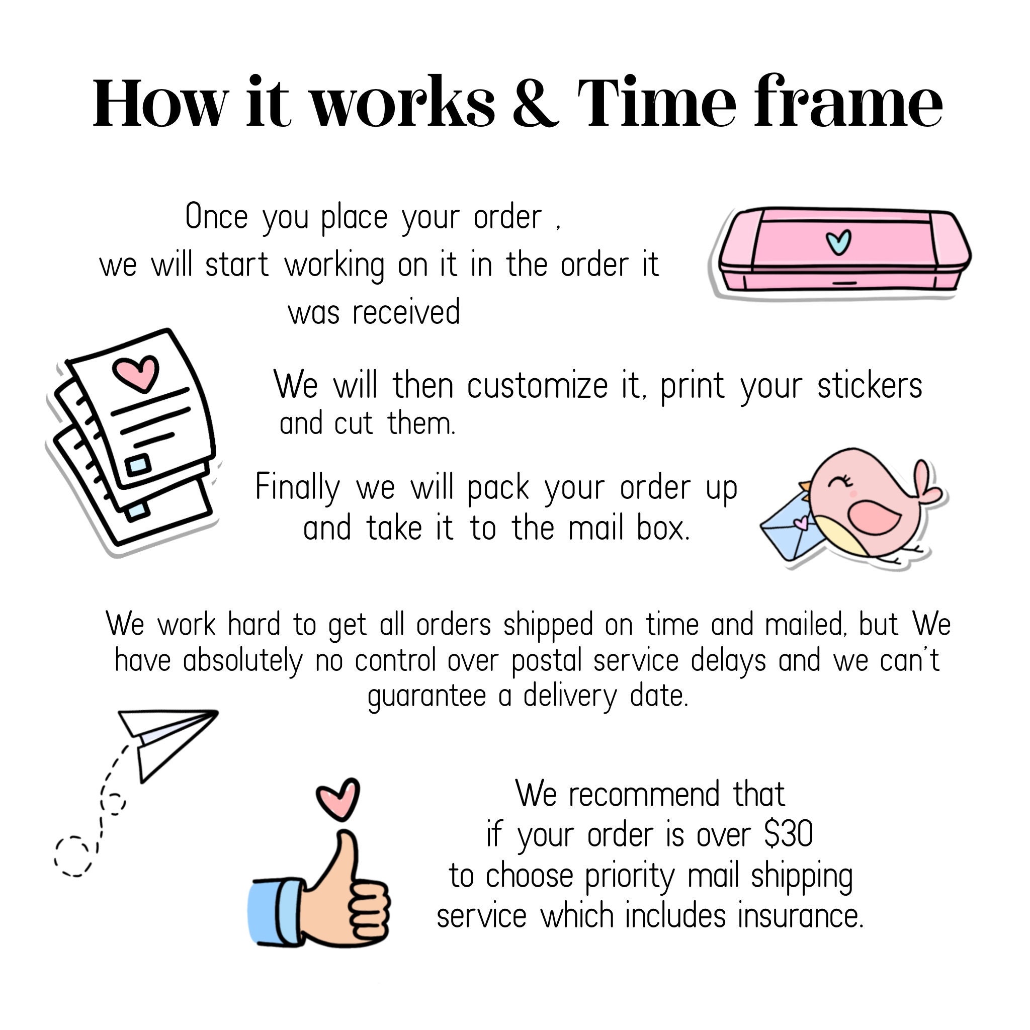 30 Large Personalized Labels Stickers Label School Etsy