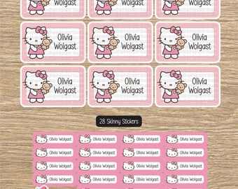 Label hello kitty