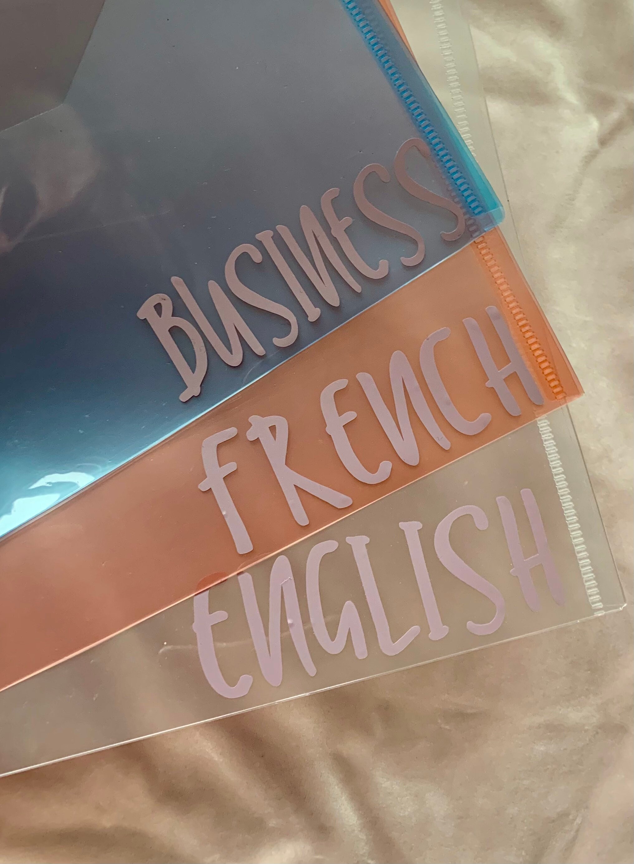 Back to School Personalised Subject Folder Labels, Multi Use Labels ...