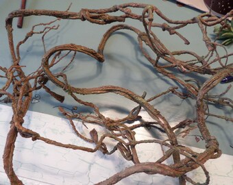 Twig Wire Vine Mantel Garland Twig Garland 57" Natural Twig Garland Beach Centerpiece Wedding Table