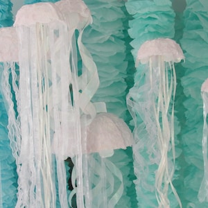 Under The Sea Party Decorations~Hanging Jellyfish~Mermaid Party Decorations~Luau Party~Kelp Seaweed~Wedding~Pirate~Beach Decorations