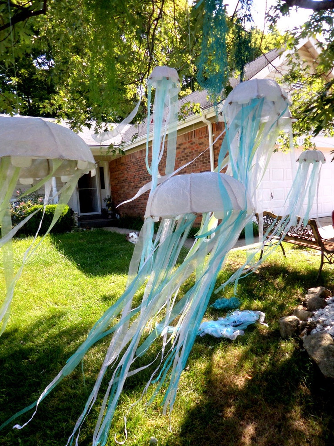 Hanging Jellyfish Decorations6 Across x 36 Etsy